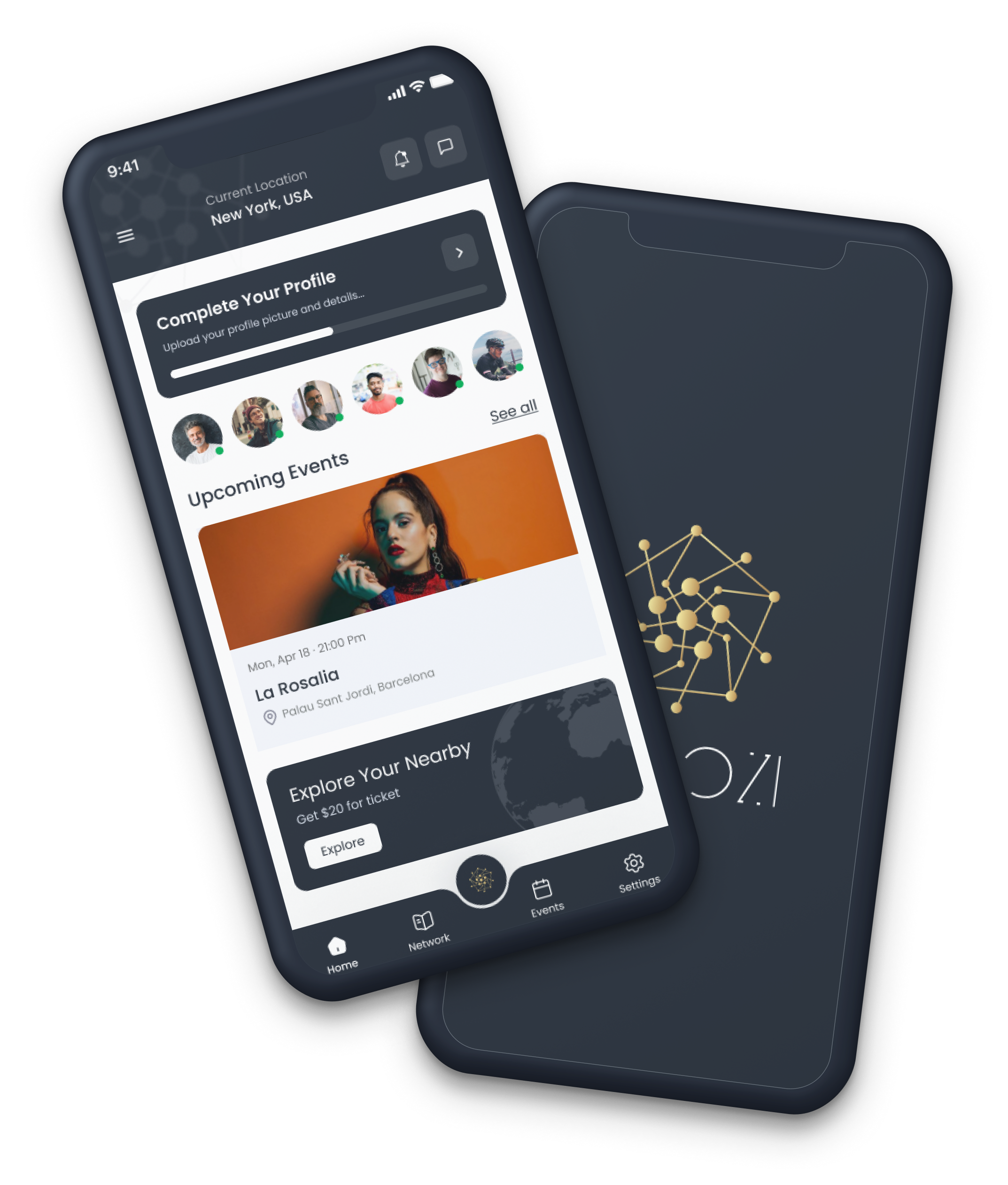 Droozi app showing scheduled meetup planning without live location sharing